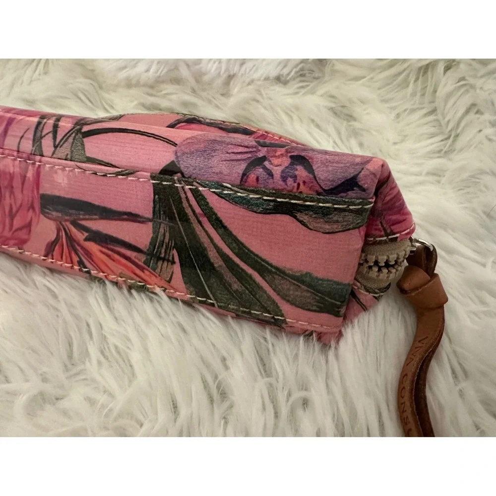 Consuela Brynn‎ Flamingo Cosmetic Toiletry Makeup Bag Case Pouch Rare HTF